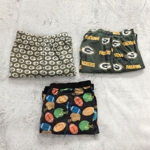 *LOT of 2* GreenBay Packers Pajama Lounge Pants PLUS FREE GIFT